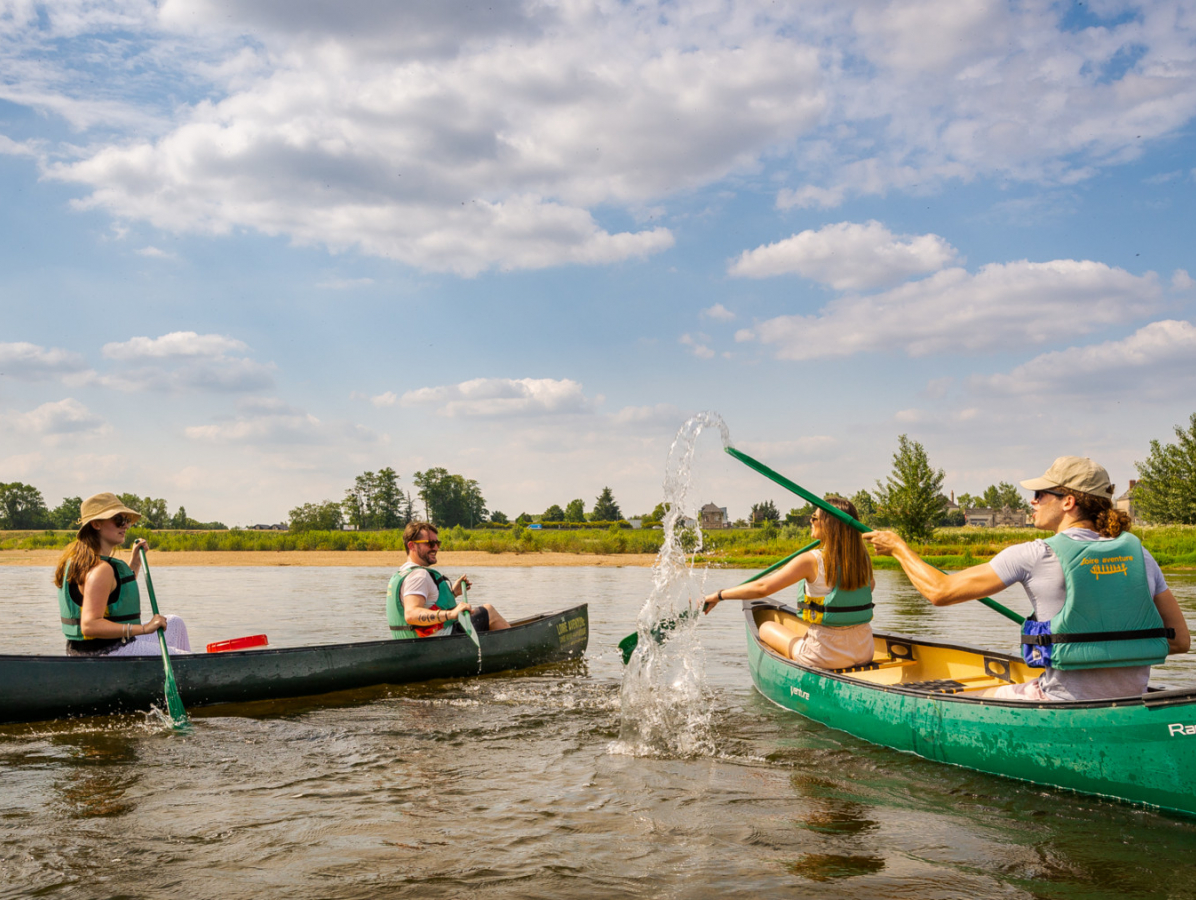 Balades et jeux en kayak sur la Loire, Centre Val de Loire