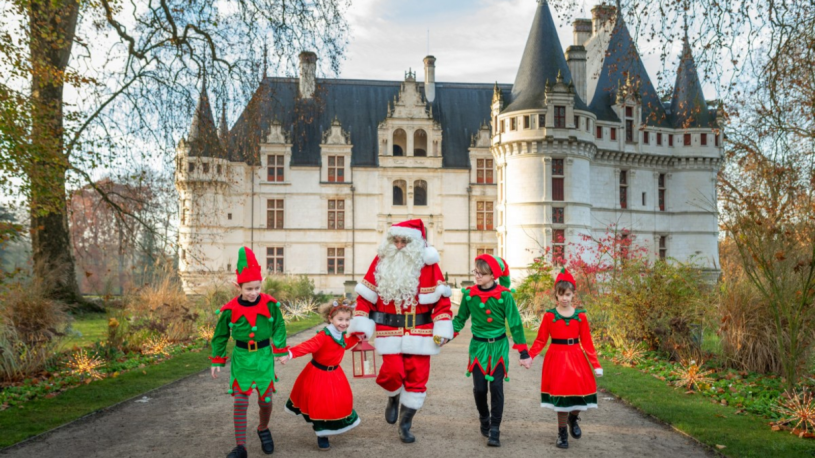 Noël au Pays des Châteaux, Château d'Azay le Rideau, Touraine, Centre Val de Loire