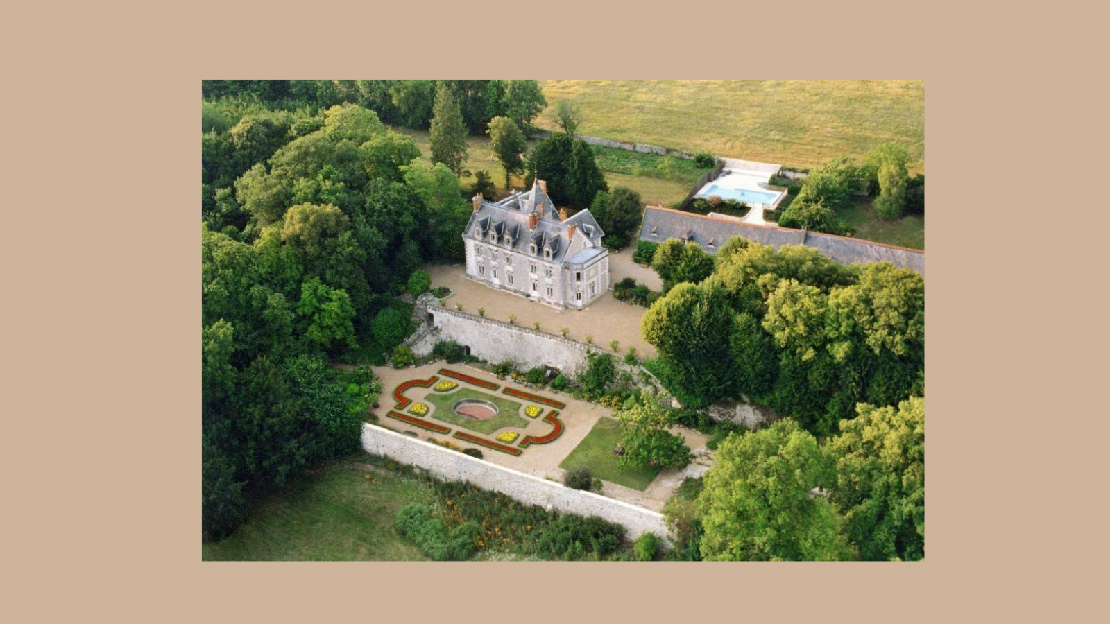 Château, Jardin à la Française, hébergement, Touraine, Centre Val de Loire