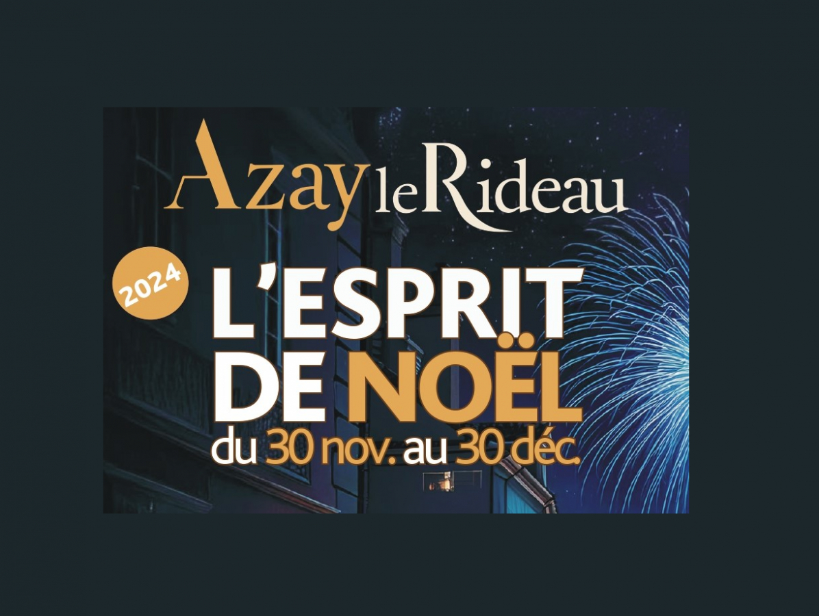 Esprit de Noël à Azay-le-Rideau