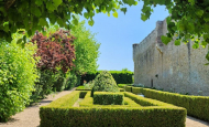 LIGNIERE-DE-TOURAINE-Château de Fontenay-Jardin à la française