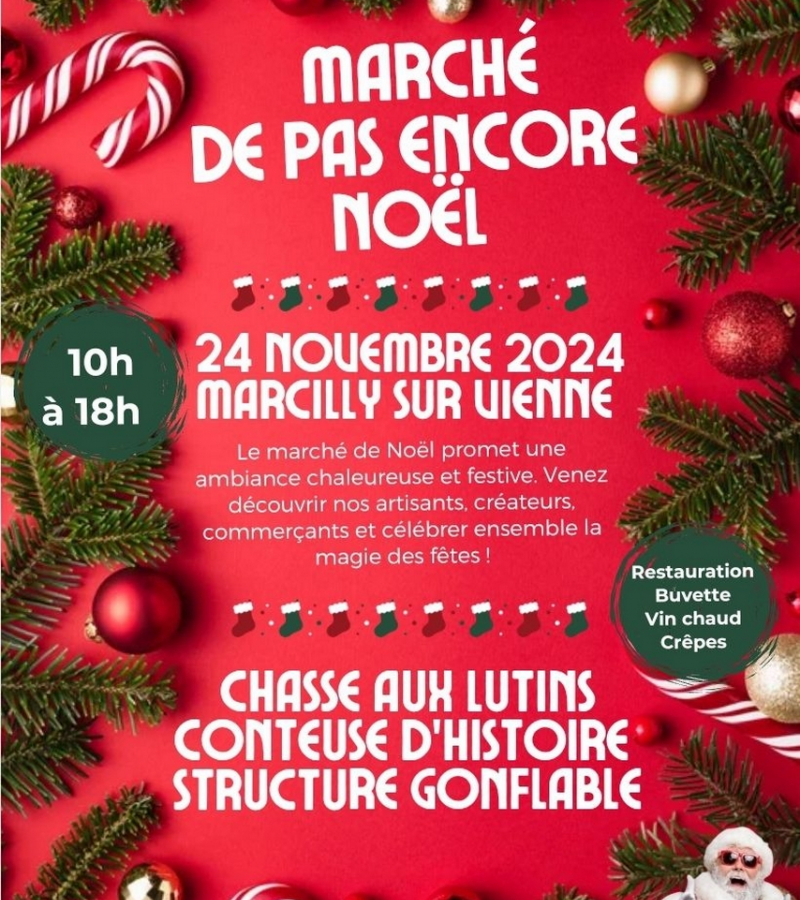 Marché Noël Marcilly-sur-Vienne 24 novembre 2024