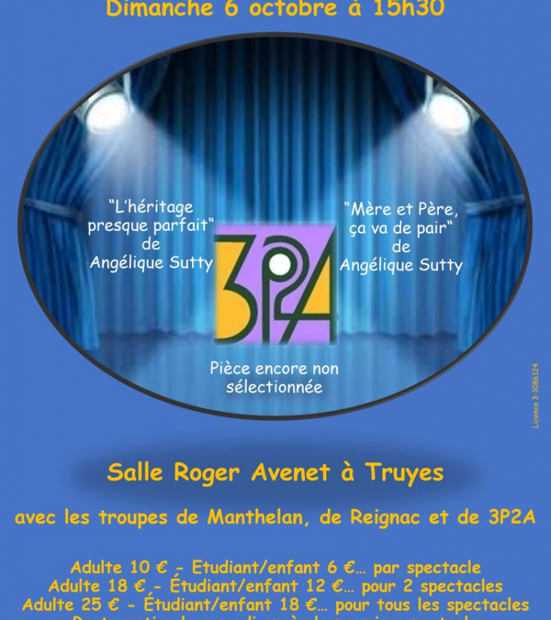 Affiche - Festival de théâtre 3P2A