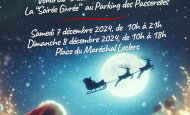 Village de Noël Sainte-Maure-de-Touraine- 6 au 8 décembre 2024 - affiche