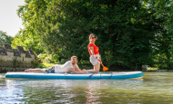 Paul & Mike - Paddle sur l'Indre à Azay-le-Rideau. Val de Loire, France.