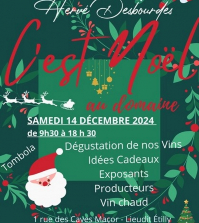 Noël Domaine d'Etilly Panzoult 14 décembre 2024