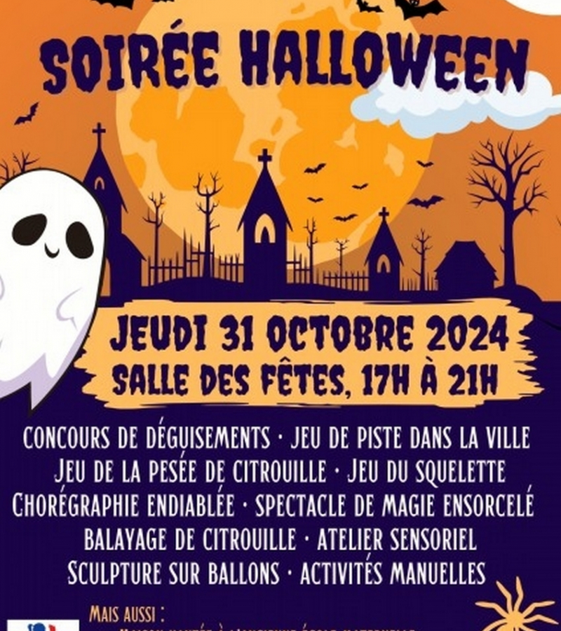 Soirée Halloween Sainte-Maure 31 octobre 2024