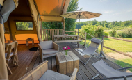 2 - Tente lodge - terrasse