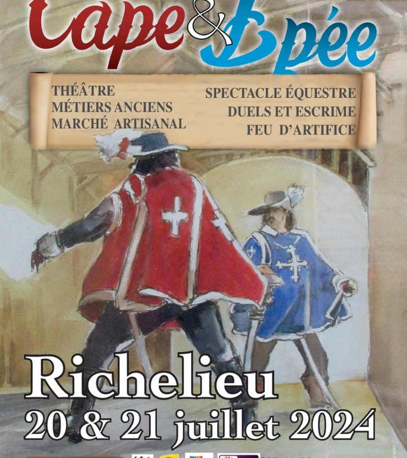 Festival Cape et Epée Richelieu 2024