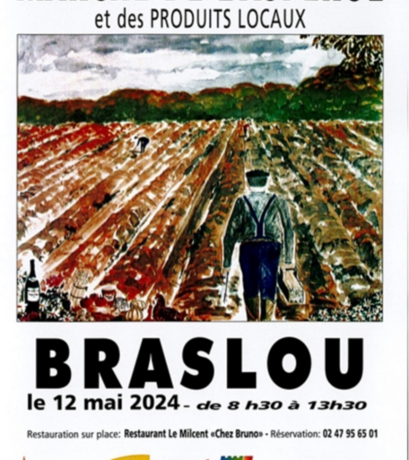 Marché asperge Braslou mai 2024