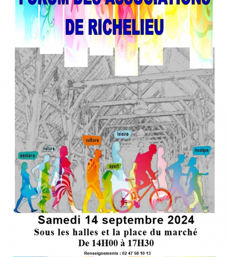 Forum des associations Richelieu 14 septembre 2024