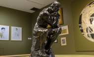 Exposition FAIRE MONE, Le Penseur d'Auguste Rodin, Musée du Véron © Les musées Chinon Vienne et Loire 311225