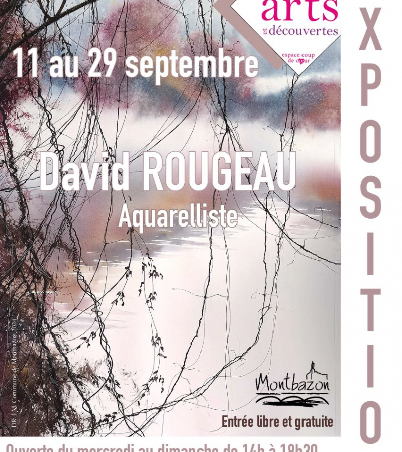 Affiche exposition David ROUGEAU