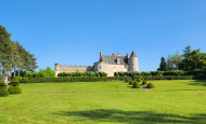 LIGNIERE-DE-TOURAINE-Château de Fontenay-Vue depuis le jardin
