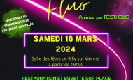 Soirée fluo Rilly sur Vienne mars 2024