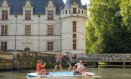 Paul & Mike - Paddle sur l'Indre à Azay-le-Rideau. Val de Loire, France.