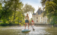 Paul & Mike - Paddle sur l'Indre à Azay-le-Rideau. Val de Loire, France.