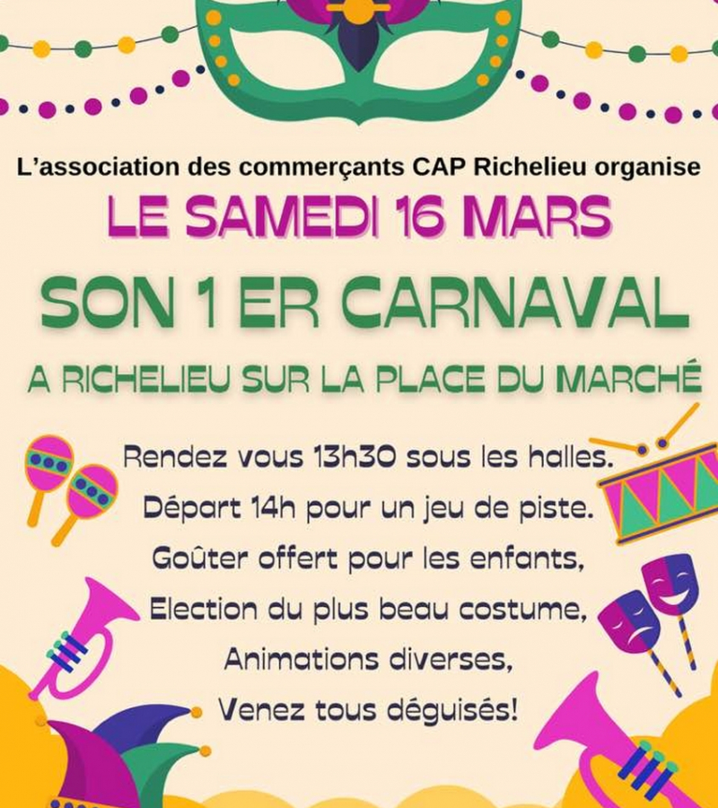 Carnaval Richelieu mars 2024