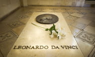 Tombe de Léonard de Vinci - Château royal d'Amboise, France.