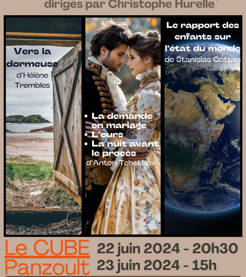 Théâtre ateliers Compagnie du Halo Le Cube Panzoult juin 2024